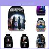 Wednesday Addams Backpack Laptop Interlayer+side Pocket+waterproof+school