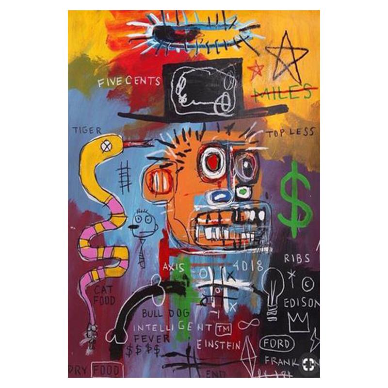 Abstract Graffiti Art Modern Street Artist Canvas Paintings Vintage Famous Posters and Prints Wall Art Pictures for Home Decor