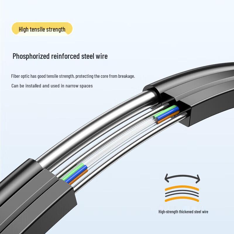 SAMZHE Outdoor Single-Mode Fiber Optic Drop Cable