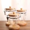 Transparent Plastic Kitchen Coffee Bean Cup – Airtight Sealed Storage Jar Container