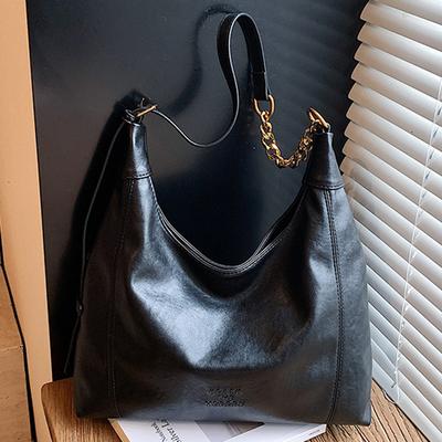 Sac d'aisselle rétro Maillard de niche pour femmes, nouveau sac fourre-tout simple d'automne, sac à bandoulière grande capacité
