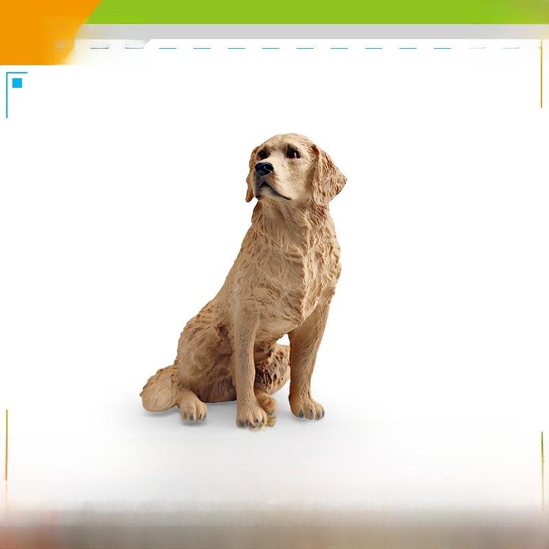 Simulated Shiba Inu Golden Retriever And Border Collie Pet Dog Model Ornament