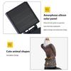 Rustic Wilderness Style Ornaments Eagle Solar Garden Light, Outdoor Waterproof LED Light with Weather Resistant Decor Stake, Bald for Courtyard