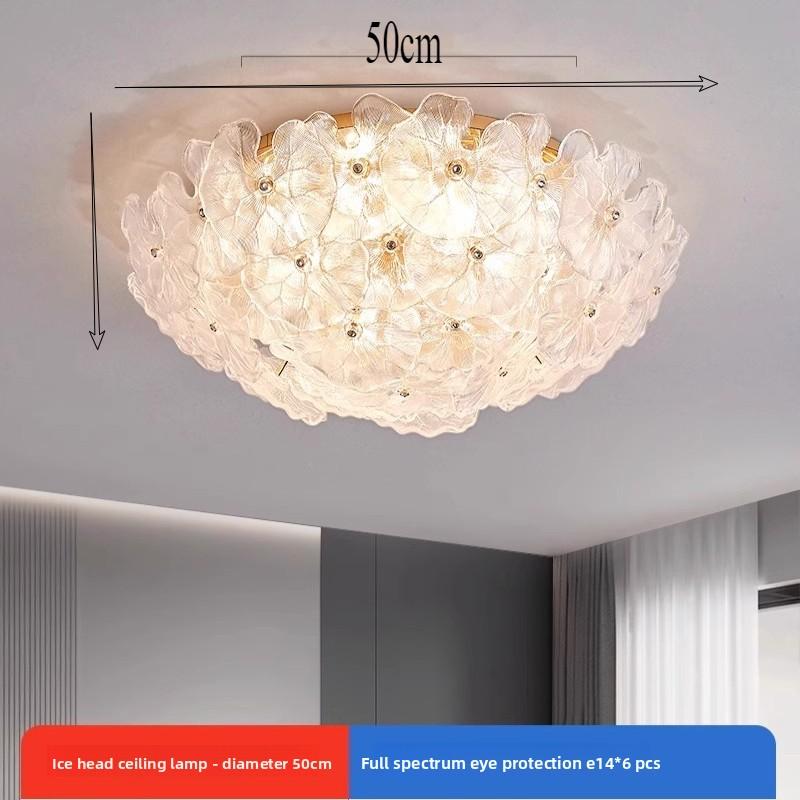 Lampa do hlavní ložnice Plnospektrální Sklo lotosový list Designový styl Internetově proslulé Restaurace Stropní světlo