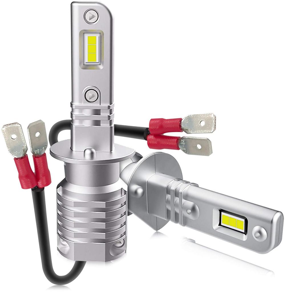 Feison H1 LED New Vehicle Inspection Compatible with Vehicles and Warranty Headlights, White, 6500K, Compliant, 60W, 13000LM, 12V-24V (Hybrid EV),