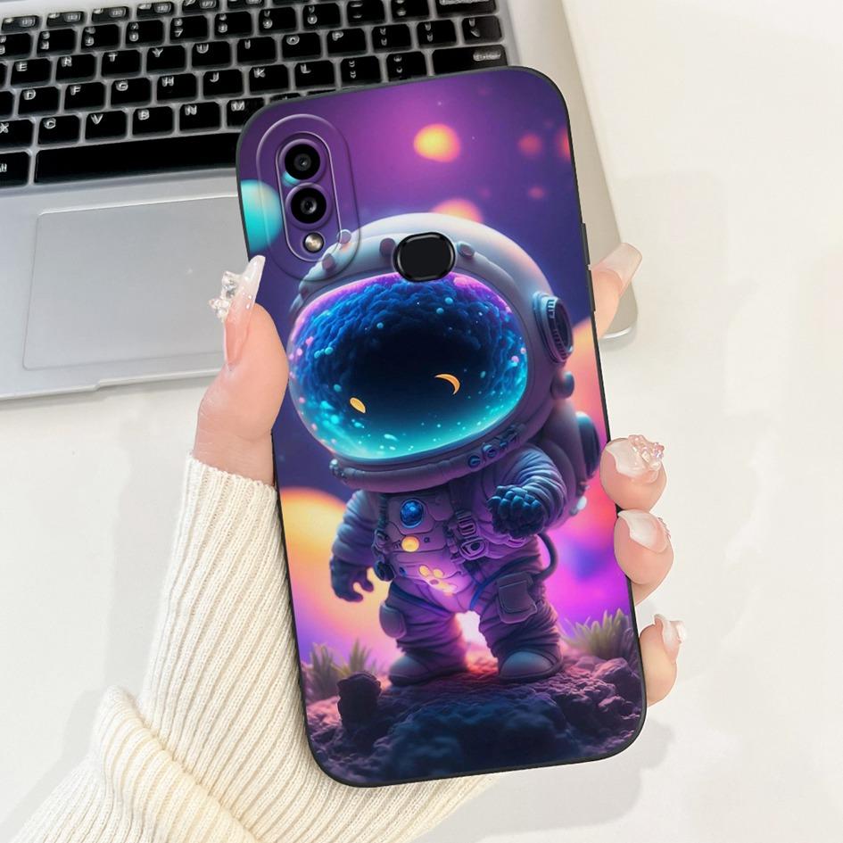 For Samsung Galaxy A10s Case SM-A107F Cover Creative Panda Cartoon Soft Silicone Phone Cases on Samsung A10 SM-A105F M01s Bumper