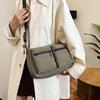 Bag Women's 2025 Autumn New Korean Version Niche Design Nylon Multi-pocket Messenger Bag Commuter Casual Shoulder Bag