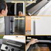 6Pcs Refrigerator Door Handle Covers PU Leather Oven Microwave Door Handle Protector with Adjustable Buckle Door Handle Gloves