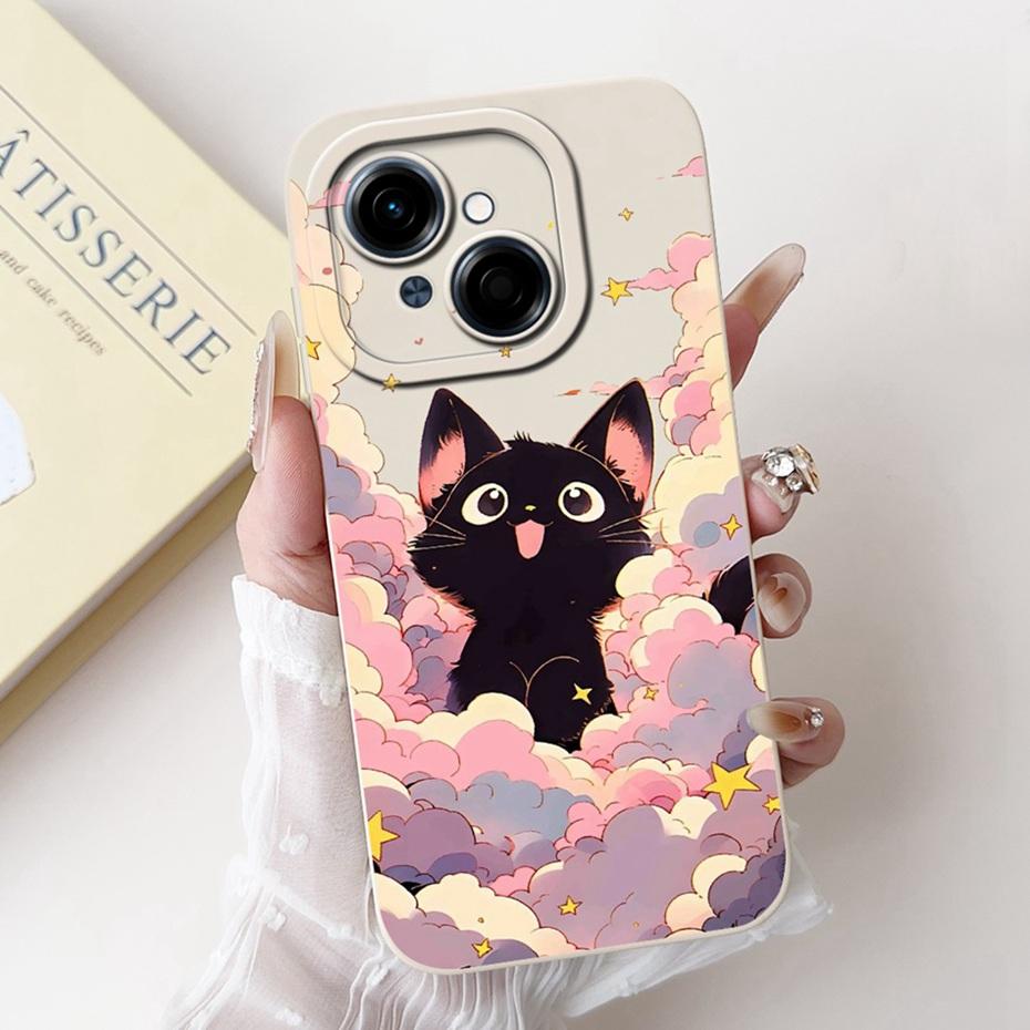 Cute Cartoon Phone Case For Tecno Spark Go 1 1S Soft Silicone Shockproof Cover For Tecno Spark Go 2025 Go1 Go1S Cases Bumpers