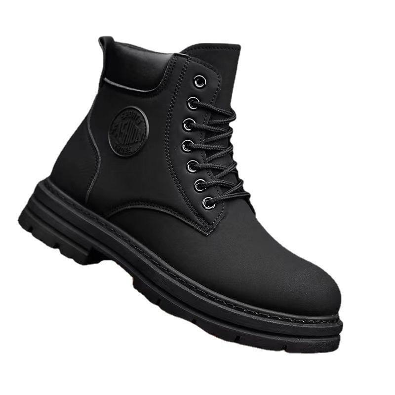 Martin Boots Men's Summer New High-top Tooling Shoes Student Outdoor Trend Fashion Platform Men's Shoes Supply