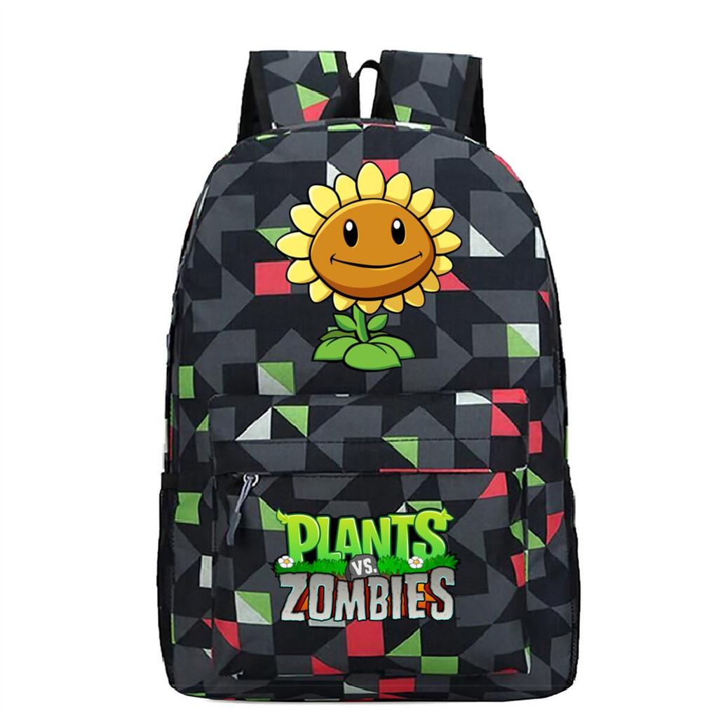 Game Merchandise Plants Vs. Zombies School Bag Casual Simple Backpack