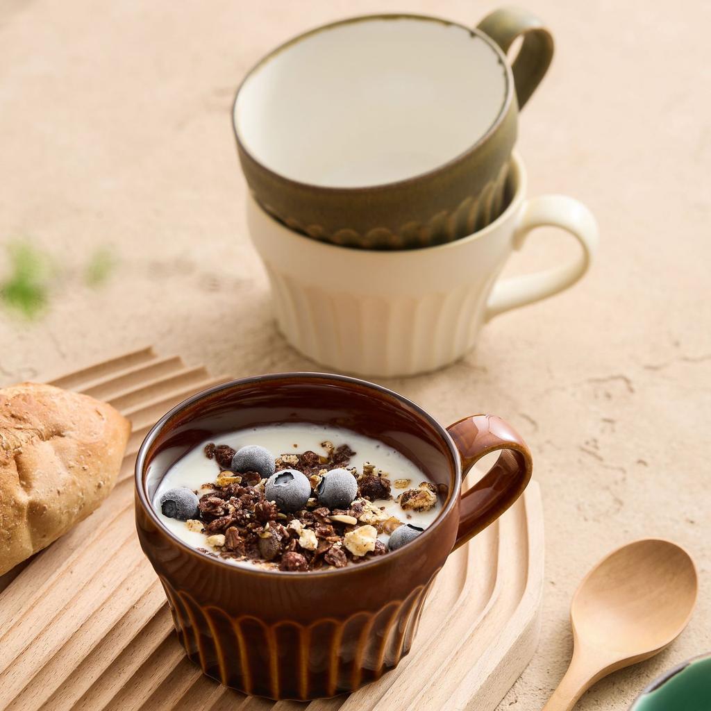 Japanese Creative Coffee Cup Coarse Pottery Powder Lead Mug Breakfast Oat Cup Milk Cup Soup Cup Coffee Cup Red Tea Cup