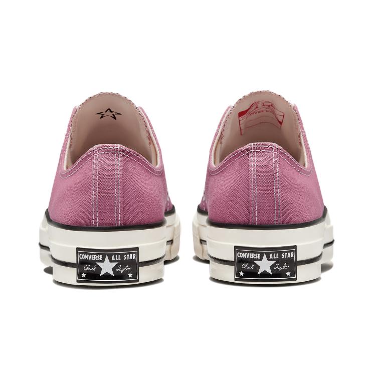 Converse Chuck 70 Vintage Canvas Low 'Pink Aura' (Unisex) Pink Aura / Egret / Black Canvas Shoes 172957C