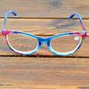 Lunettes de lecture de mode à monture complète rétro faites à la main avec monture ronde à fleurs bleues multicouches +0.75 à +4