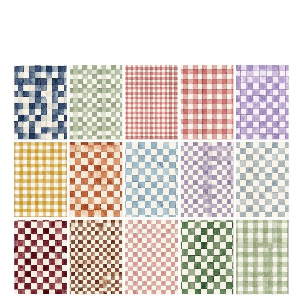 30 Fogli Carta Artigianale Floreale Vintage Carta Pattern Pattern Retro Ditsy Blocco Carta per Journaling