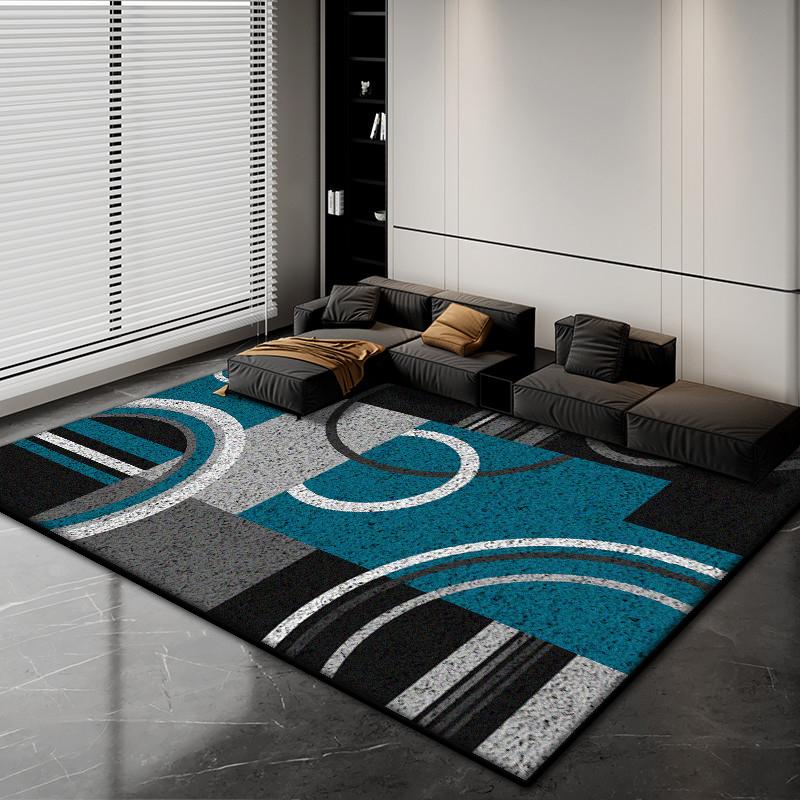 Nordischer Abstrakter Luxusteppich Heimdekoration Wohnzimmer Flauschige Plüschteppiche 200x300cm Schlafzimmer Büro Bereich Rutschfeste Bodenmatten