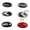 6x3.3cm Car Steering Wheel Center Emblem Badge Sticker for KIA Stinger Sportage KX3 Ceed K7 K5 K3 R Forte Rio Soul Accessories