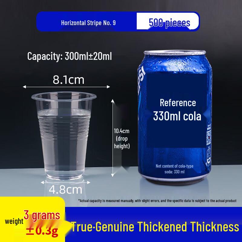 Baishenjie Thickened Disposable Airline Plastic Cups
