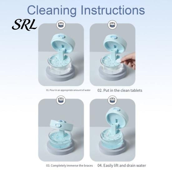 Portable Mouthguard Case Retainer with Mirror, Removal Tool, Cleaning Brush, Leak-Proof Denture Aligner Box Bath Holder, Dental Container for