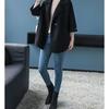 Temperament Woolen Woolen Coat Women's Blouse Loose Large Size Knitted Cardigan Fashion Spring and Autumn