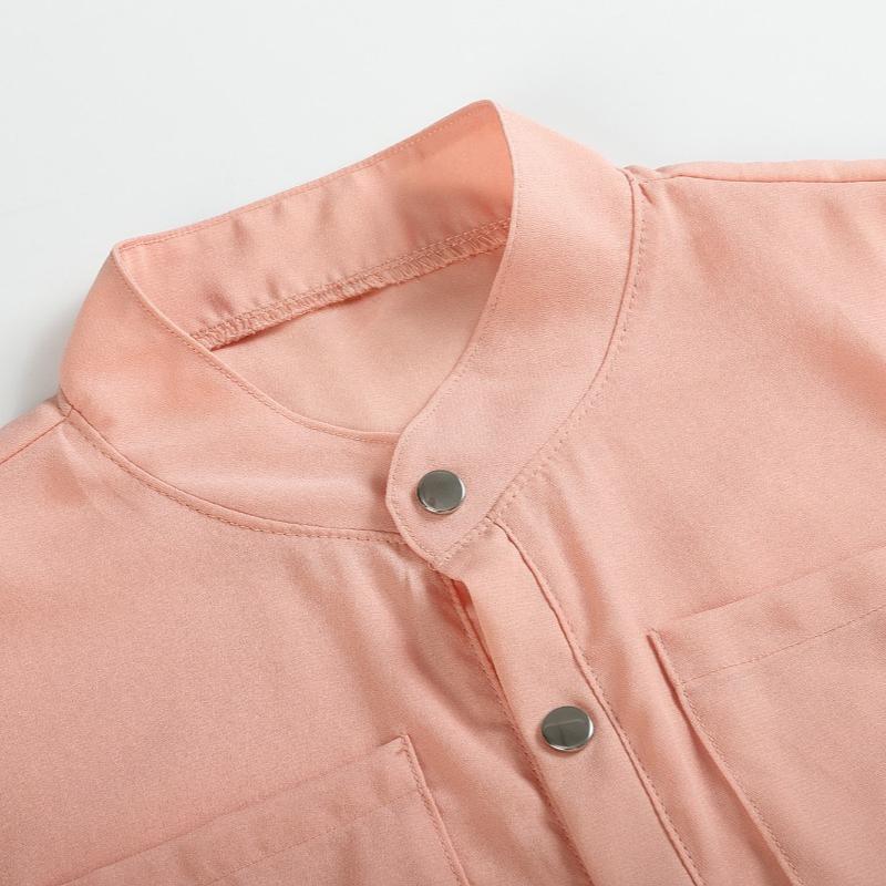 New Fashion Long Sleeve Plus Size Chiffon Dress Women Clothing Solid Button Up Lace-up Midi Loose Dress Woman Elegant Round Neck Casual Dresses 24772