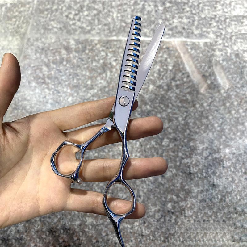 Professional Hair Thinning Scissors 6 Inch CNC Multi Tooth Texturizing Shears Salon Barber