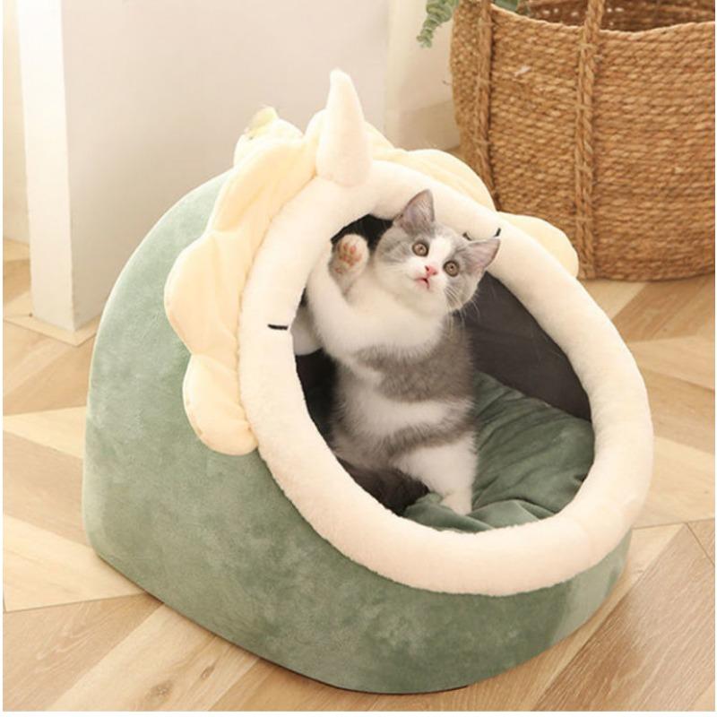 

Гнездо для кошек Всесезонное универсальное полузакрытое милое гнездо для кошек Гнездо для кошек Гнездо для собак Гнездо для собак Зимнее теплое гнездо для собак Гнездо для домашних животных cute dinosaur