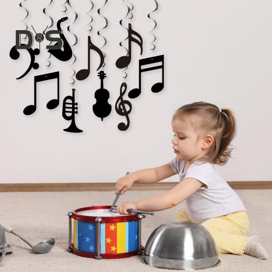 Decorazioni a Spirale Pendenti Note Musicali Spirali Musicali in Alluminio Ritagli a Spirale Decorazione da Soffitto a Spirale per Festa a Tema Musicale Matrimonio Baby Shower Forniture per Compleanno