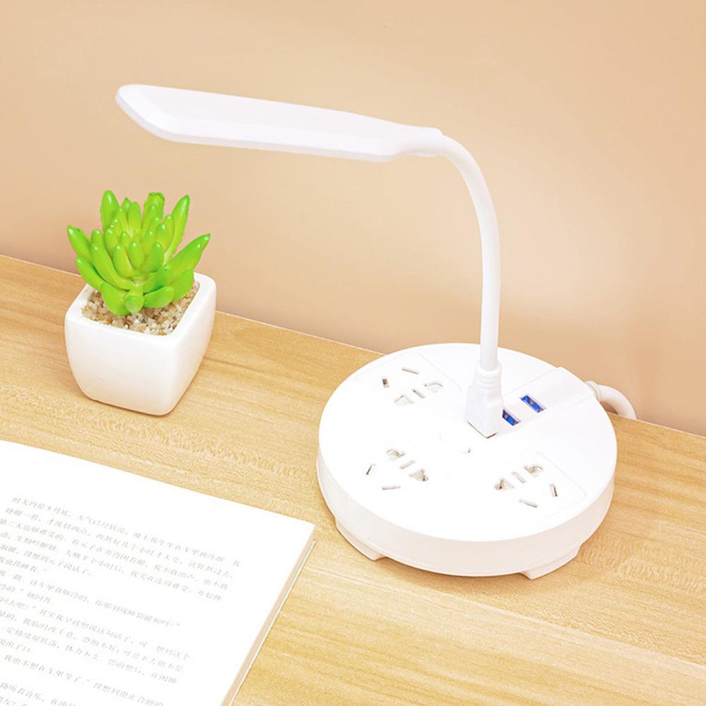 1~10PCS LED Portable Dimmable Table Lamp USB Plug Battery Powered Desk Lamp Bedroom Reading Night Light Eye Protection LED