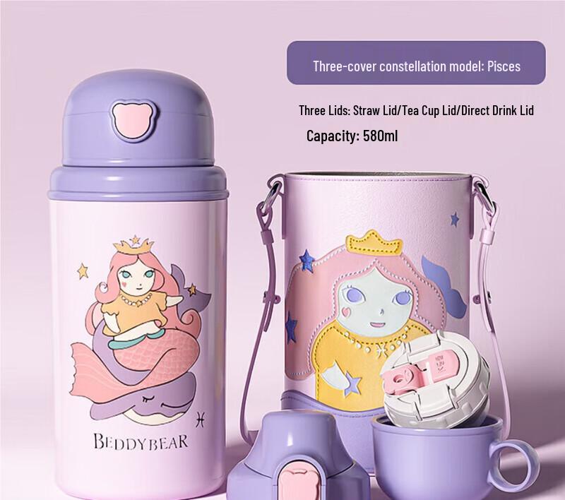 BEDDYBEAR Children s Zodiac Insulated Water Bottle