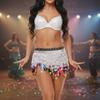 Creative Belly Dance Belt Colorful Sequin Waist Chain Skirts Hip Scarf Skirt  Dance Performance