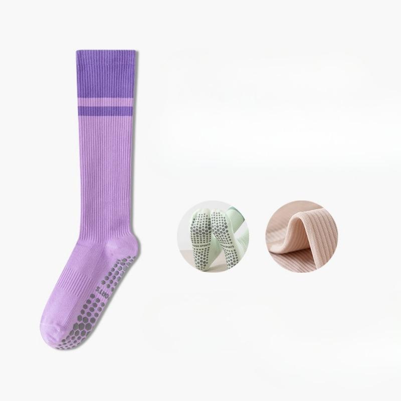 Female Autumn Professional Non Slip Fitness Pilates Cycling Yoga Lean Leg Pressure Exercise Calf Socks