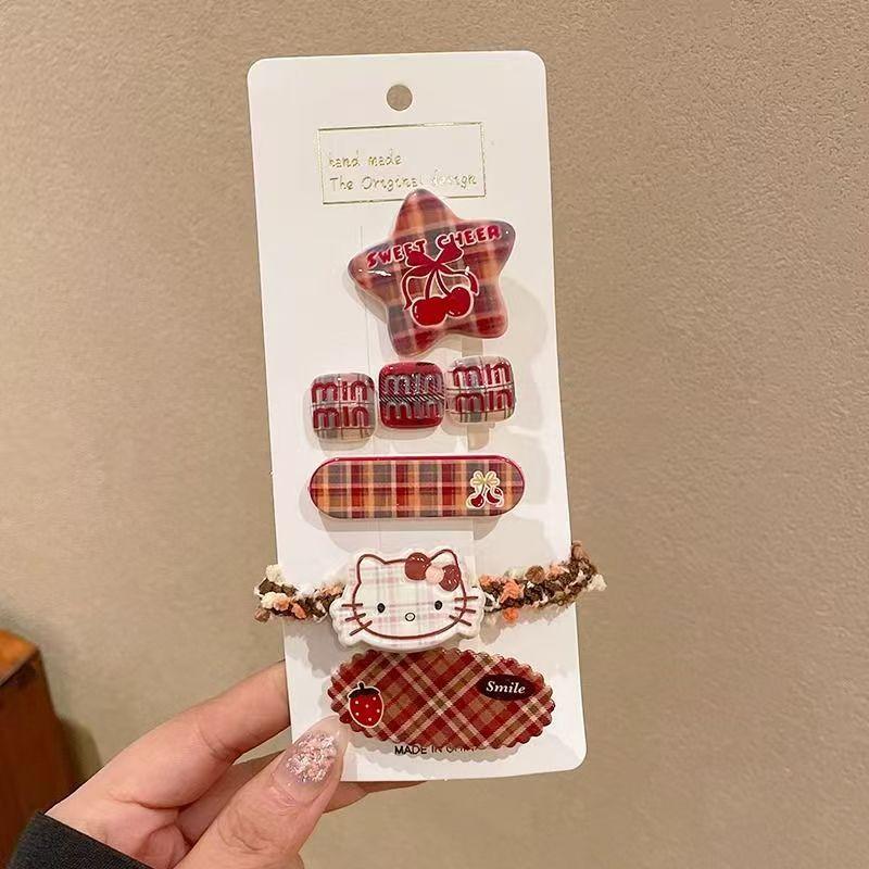 Children'S Hairpin Bag Cloth, Duck Bill Clip Cloth, Bow Root, Princess Hairpin, Cute Little Flower Girl Hair Accessories