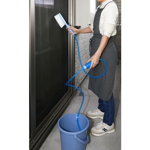 Easy-to-use Cleaning Brush III for Anywhere, Cleaning Supplies, Hose, Bucket, Window Cleaning, Screen Cleaning, Gutter Cleaning, Garden Cleaning, Balc