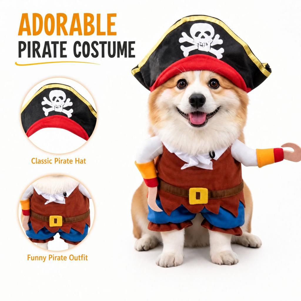 Halloween Huisdier Kostuum Grappige Verkleed Outfit voor Kleine Middelgrote Honden en Katten voor Feestdagen
