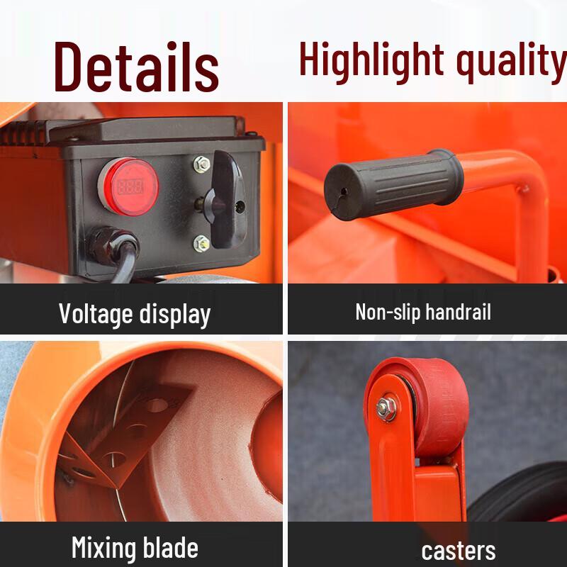 Electric Mini Cement Mixer