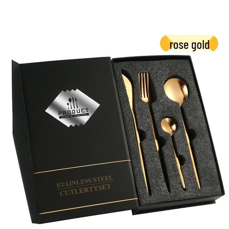 ZISIZ Silver 24-Piece Stainless Steel Cutlery Set