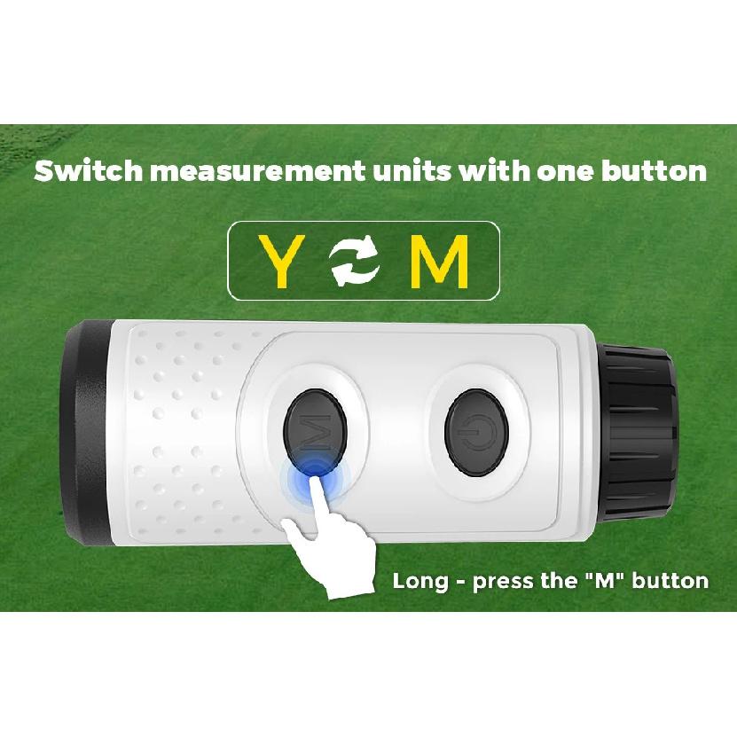 INORM Golf Laser Rangefinder 1200 Yards 6X Lens Golf Compensating Hunting Range Finder Built-in Battery Measuring Tool