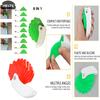 Glue Scraper Nine-in-one Multi-function Scraper Glass Glue Trimmer Sealant Applicator Scraper For Tile Window Grout Edge Removal