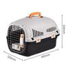 Pet Carrier with Top Skylight Portable Dog Crate Anti-Stress Soft Sided Cat Bag Breathable Perfect for Traveling/Hiking/Camping