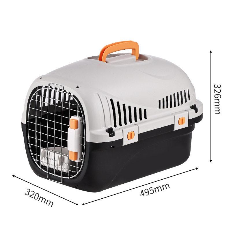 Pet Carrier with Top Skylight Portable Dog Crate Anti-Stress Soft Sided Cat Bag Breathable Perfect for Traveling/Hiking/Camping
