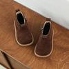 Autumn Winter Children's Causal Thermal Boots Warm Plush Girls Ankle Boots Versatile Zipper Kids Boys Cotton Boots