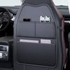 Kcimo  Pu Leather Car Seat Back Protector Universal Anti-Kick Pad With Storage Pocket Car Interior Accessories