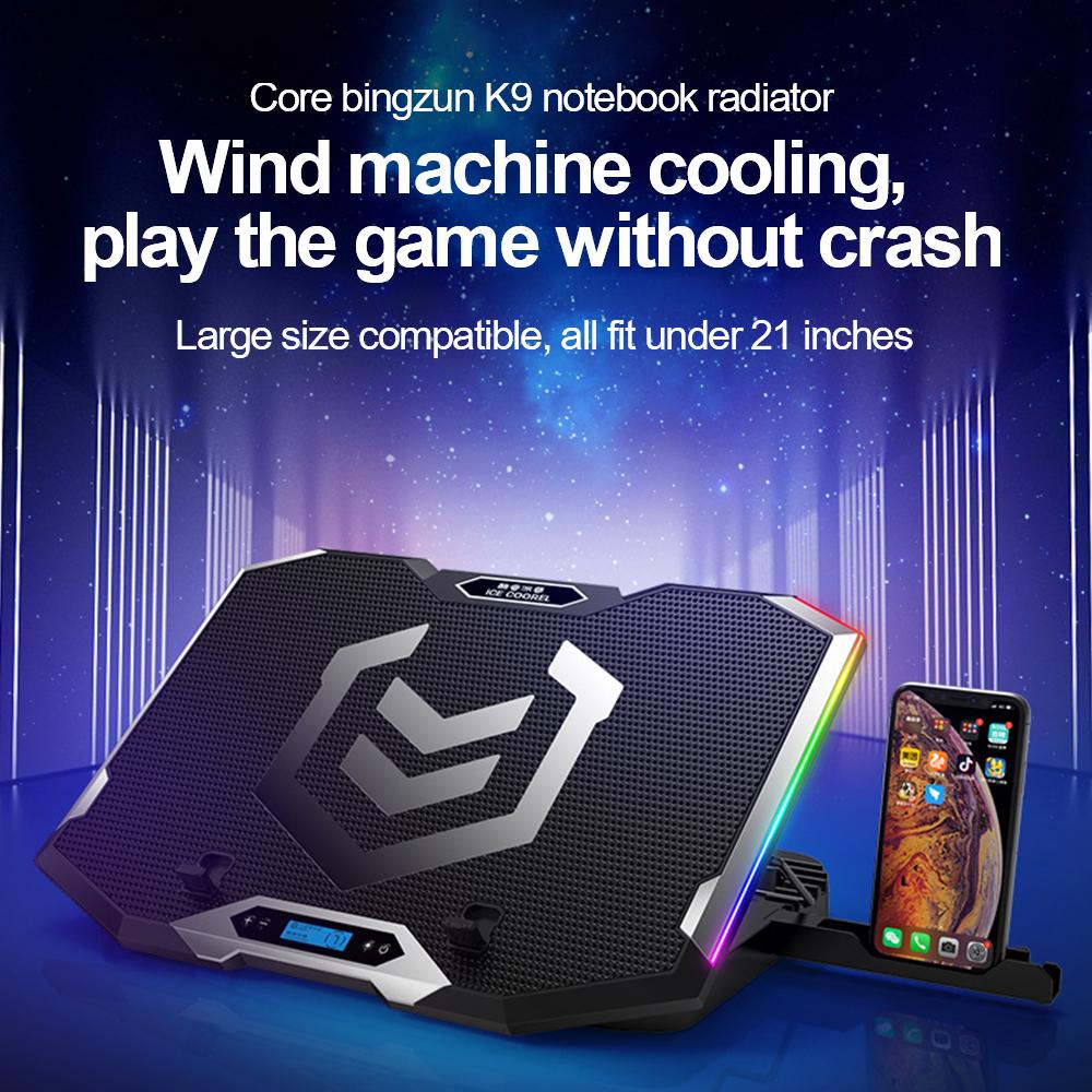 K9 RGB Laptop Cooling Pad Suitable For 1121 Inches Gaming Laptop