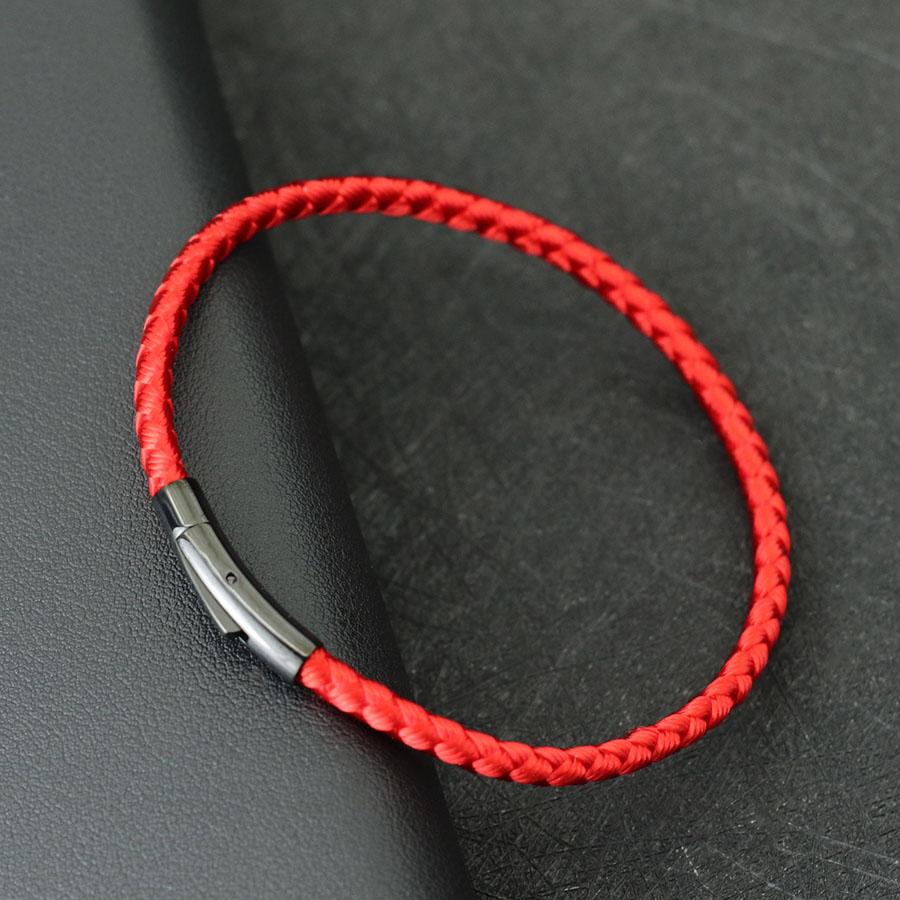 Fashion Grade A Keel Rope Bracelet Unisex Stainless Steel Buckle Wrap Braslet Leisure Pulseira Friendship Braclet Fabric Joias