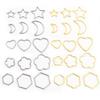 20pcs/lot 316 Stainless Steel Charms Gold Plated Moon Star Heart Small Pendant Charms DIY Jewelry Necklace Findings Accessories