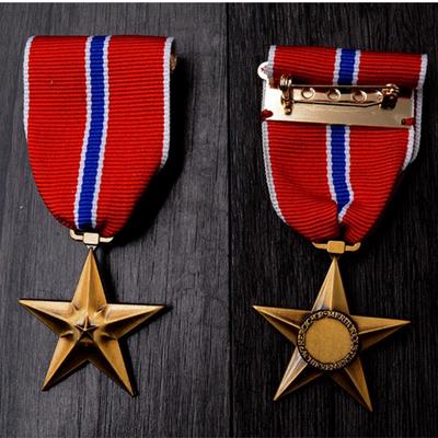 ASV armijas Otrā pasaules kara bronzas zvaigznes medaļas nozīmītes medaļa Amerikas medaļa