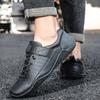 Fashion Outdoor Sneakers Mens Dress Shoes Retro Male Leather Business Male Baroque Shoes Casual Mens Oxford Work Footwear