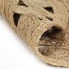 Tapis - vidaXL - Jute tressée - 90 cm - Rond - Naturel