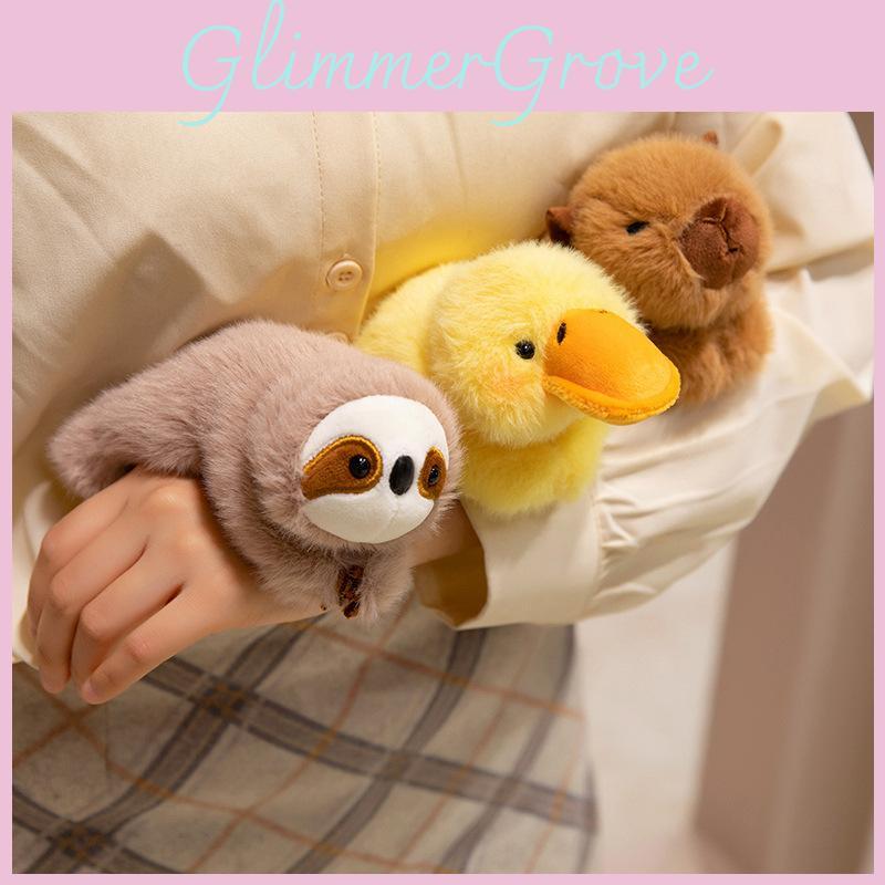 Frog Horse Cute Sloth Capybara Dog Magnetic Plush Doll For Decor Refrigerator
